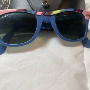 Ray-Ban Blue and Pink Sunglasses